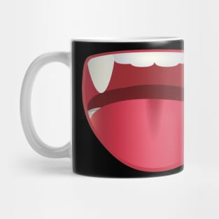 Vampire Dracula Blood Funny Design Mug